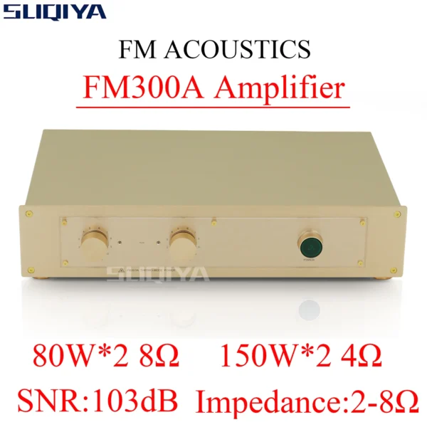 パワーアンプ FM アコースティック クローン SUQIYA-Clone FM300A FM ACOUSTICS Hi-Fi Audio 150W*2 4Ω 80W*2 8Ω