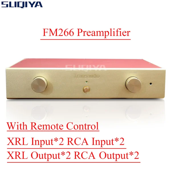 SUQIYA-Clone FM266 Flagship Line Fully Balanced Fever Preamplifier