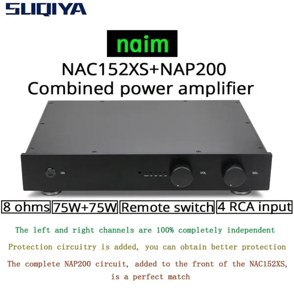 SUQIYA-New Based on NAIM NAC152 Preamp & NAP200 Combined Amplifier