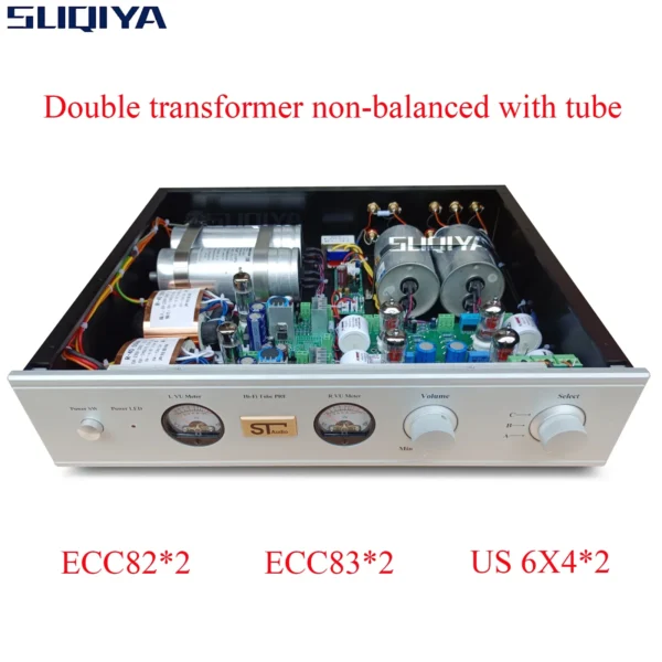 SUQIYA-Hotan Maos Balanced ECC83 ECC82 6Z4 Tube Preamp EZ90 6×4