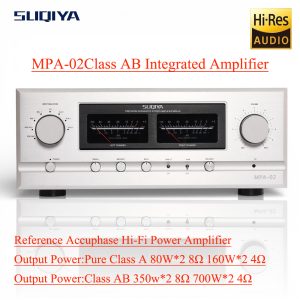 SUQIYA-MPA-02 Class A and B High-power Hi-Fi Integrated Amplifier Fully Balanced with Tone Support Remote Control Amplifier