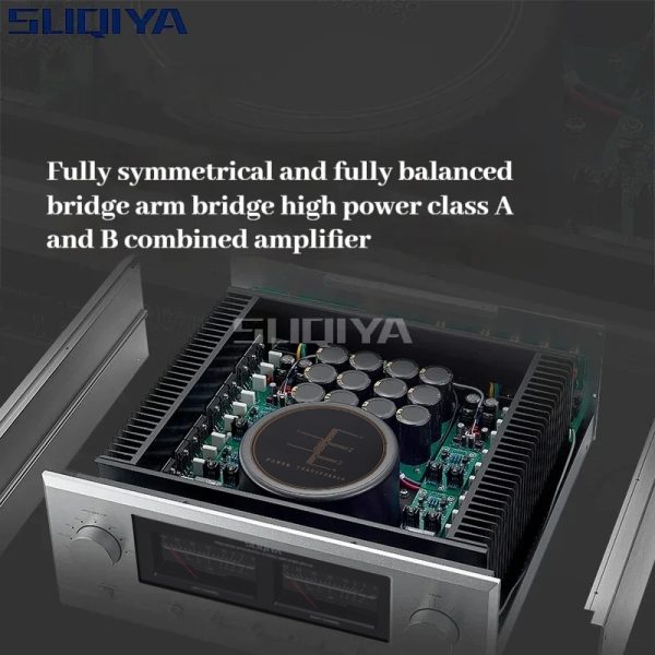 MPA-02 amplifier-1 SUQIYA-MPA-02 Class A and B High-power Hi-Fi Integrated Amplifier Fully Balanced with Tone Support Remote Control Amplifier