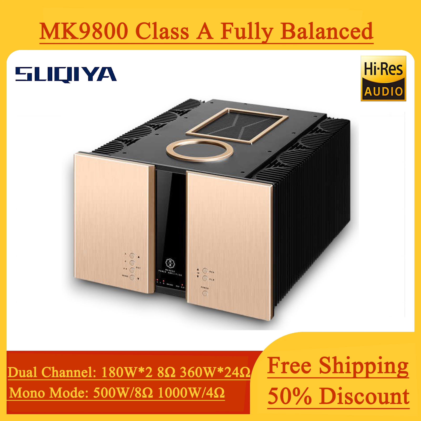 SUQIYA MK9800 Power Amplifier Pure Class A Fully Balanced SUQIYA MK9800 Power Amplifier Pure Class A Fully Balanced
